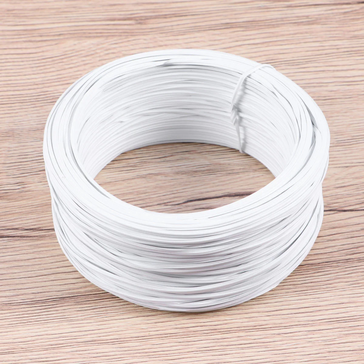 

55 Meters PVC Glue Coated Wire Binding Garden Wire Binding Iron Wire (White) Gardening Iron Wire Binding Wire