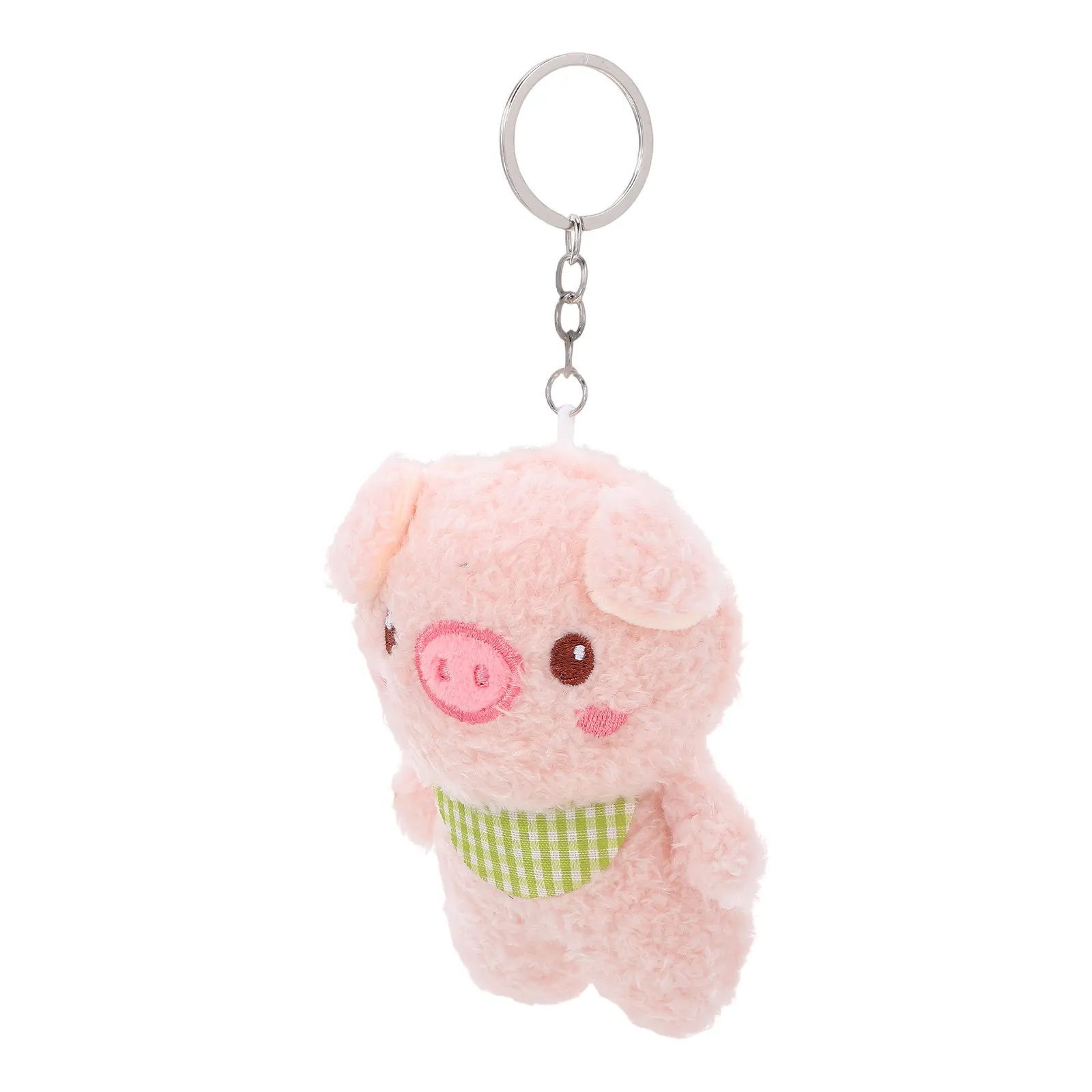 

Stuffed Pig Keychain Cartoon Hanging Pendant Soft Comfortable Bag Decor Backpack Key Ring Portable Gift Accent