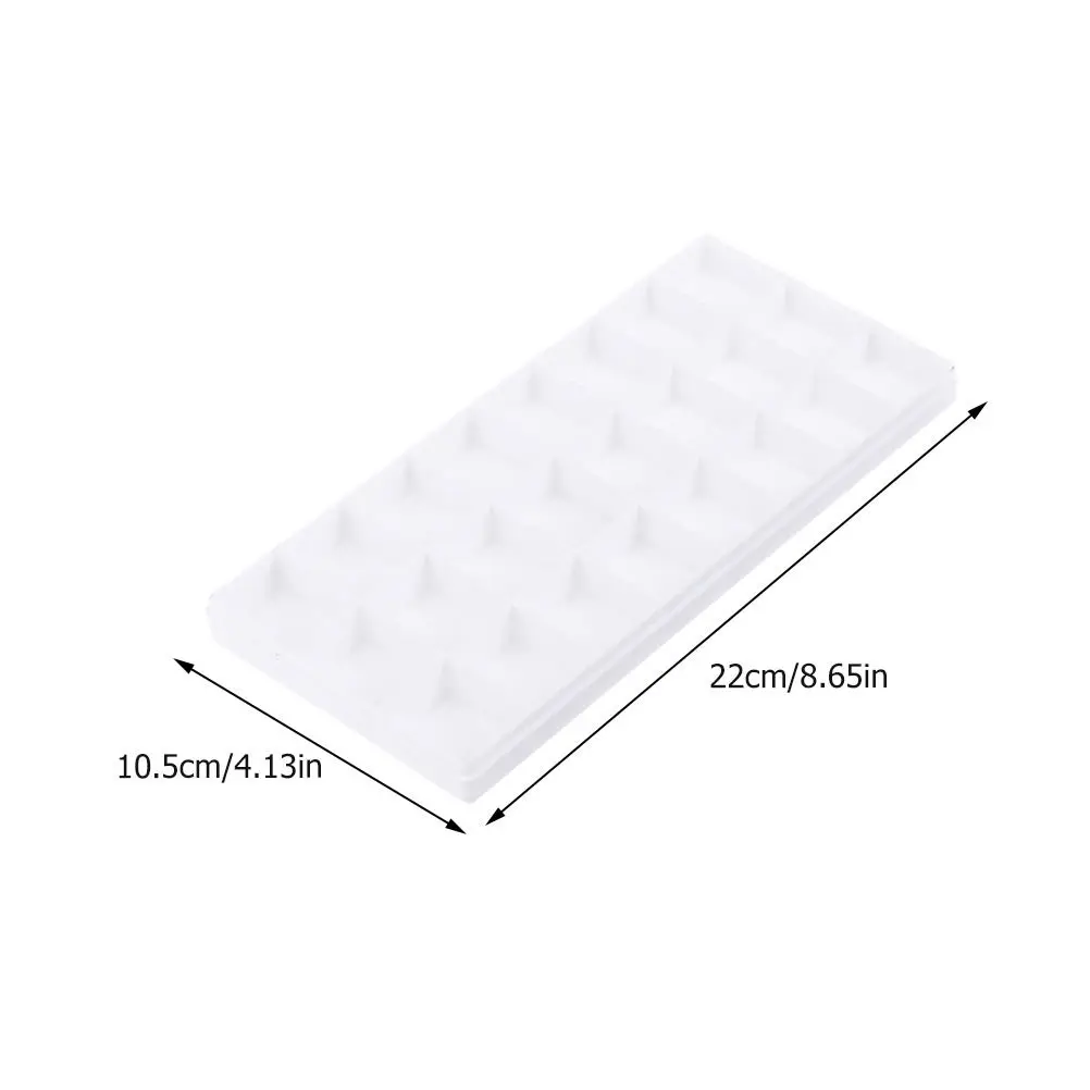 2 قطعة صندوق الطلاء المحمولة سميكة البلاستيك المائية حاوية الصباغ سعة كبيرة حامل الغواش تخزين الطلاء الزيتي الاكريليك