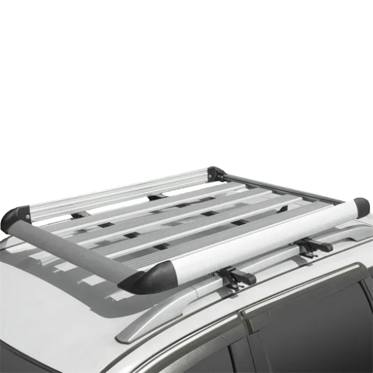 4x4 Aluminum Roof Rack Car Universal Luggage Basket Aluminum Roof Rack for Car Roof Mounting