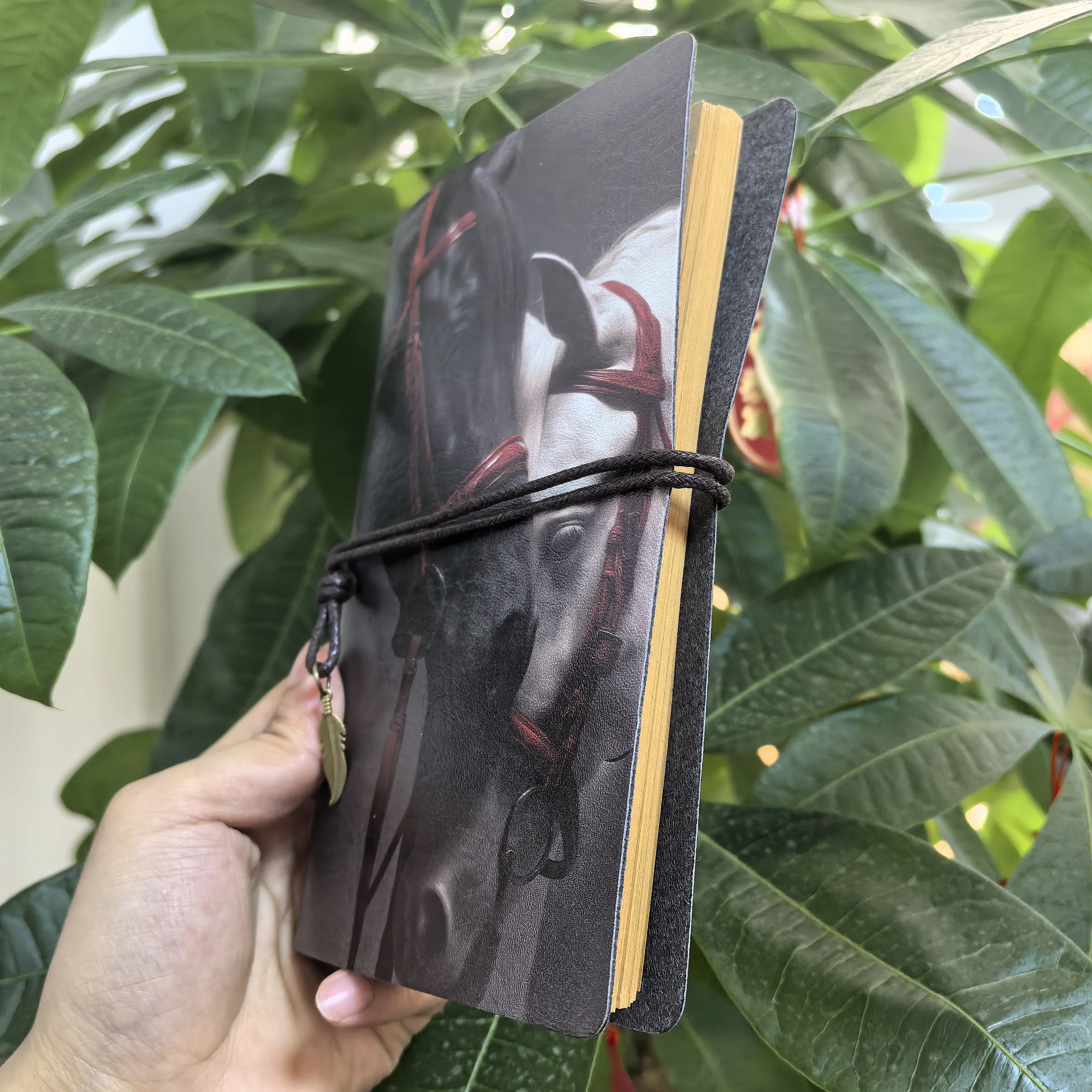 Western Horse Refillable Journ - Vintage Leather Journal Notebook 评论和价格