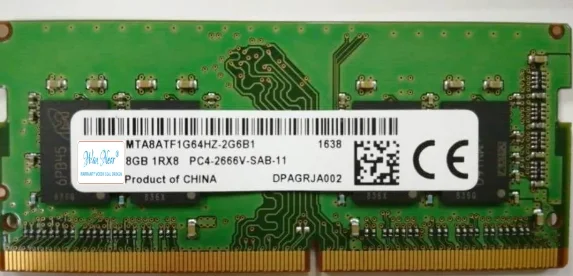 

Для ноутбука DDR4 8G 1RX8 PC4-2666V-SAB MTA8ATF1G64HZ-2G6B 1