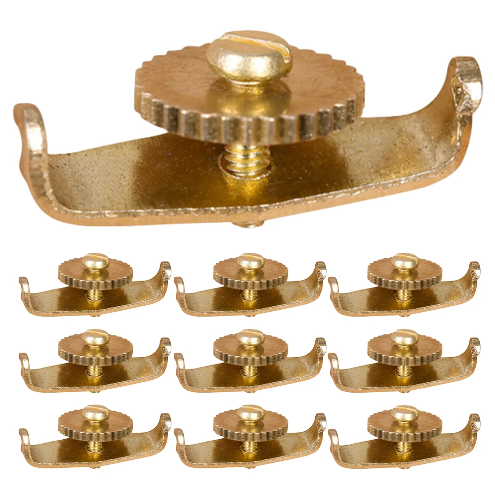 

5Pairs Professional Erhu Copper Violin Portable Durable Musical Instrument Tuning Tool Accessory Copper Tuner