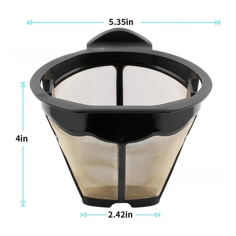 قابلة لإعادة الاستخدام القهوة تصفية مخروط صانع القهوة مرشحات للنينجا و CM401 CM371 القهوة بار بروير استبدال مرشح سلة دائمة