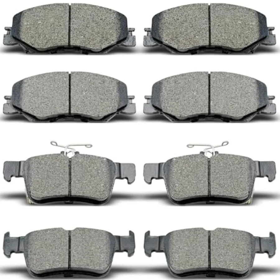 

D2185 D1878 Комплект передних и задних керамических тормозных колодок, предназначенный для повышенной производительности и долговечности в 2022-2024 годы Honda Civic LX/Spor