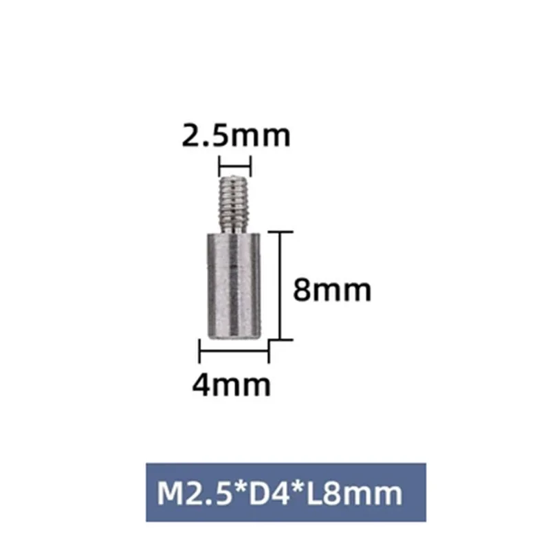 Dial Indicator Accessories Dial Indicator With Flat Probe Finely Ground Base Large Flat Probe Disc Type Probe Flat Head M2.5