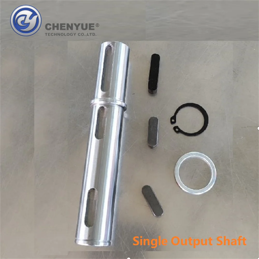 

CHENYUE Single Dual Output Shaft for Worm Gear Reducer Speed Gearbox Reducer Worm Gearbox Gear motor Reduction NMRV040 RV40