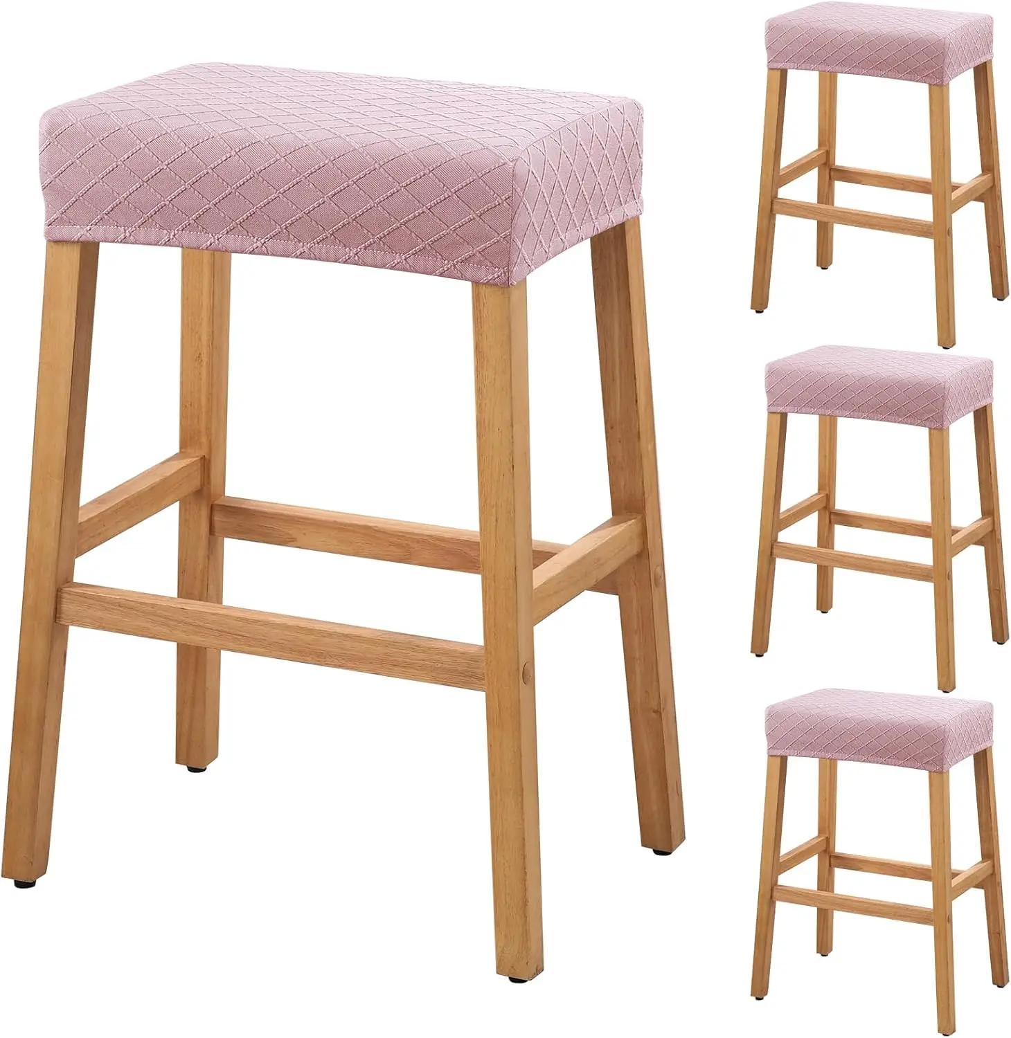 

Stool Covers Rec - 4 Pa Stretch Waterproof Seat Cover Counter Bar Stools Bar Chairs Covers Kitchen Island Chairs Cushion