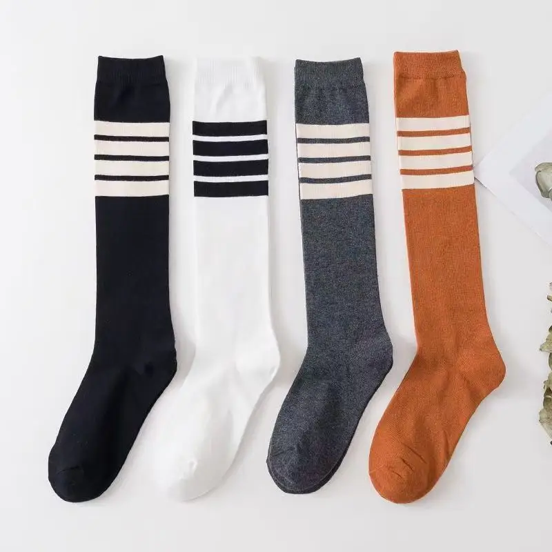 

Весенний стиль колледжа Ms. Носки до середины икры в студенческом стиле, дышащие, впитывающие пот, рождественский и новогодний сезон