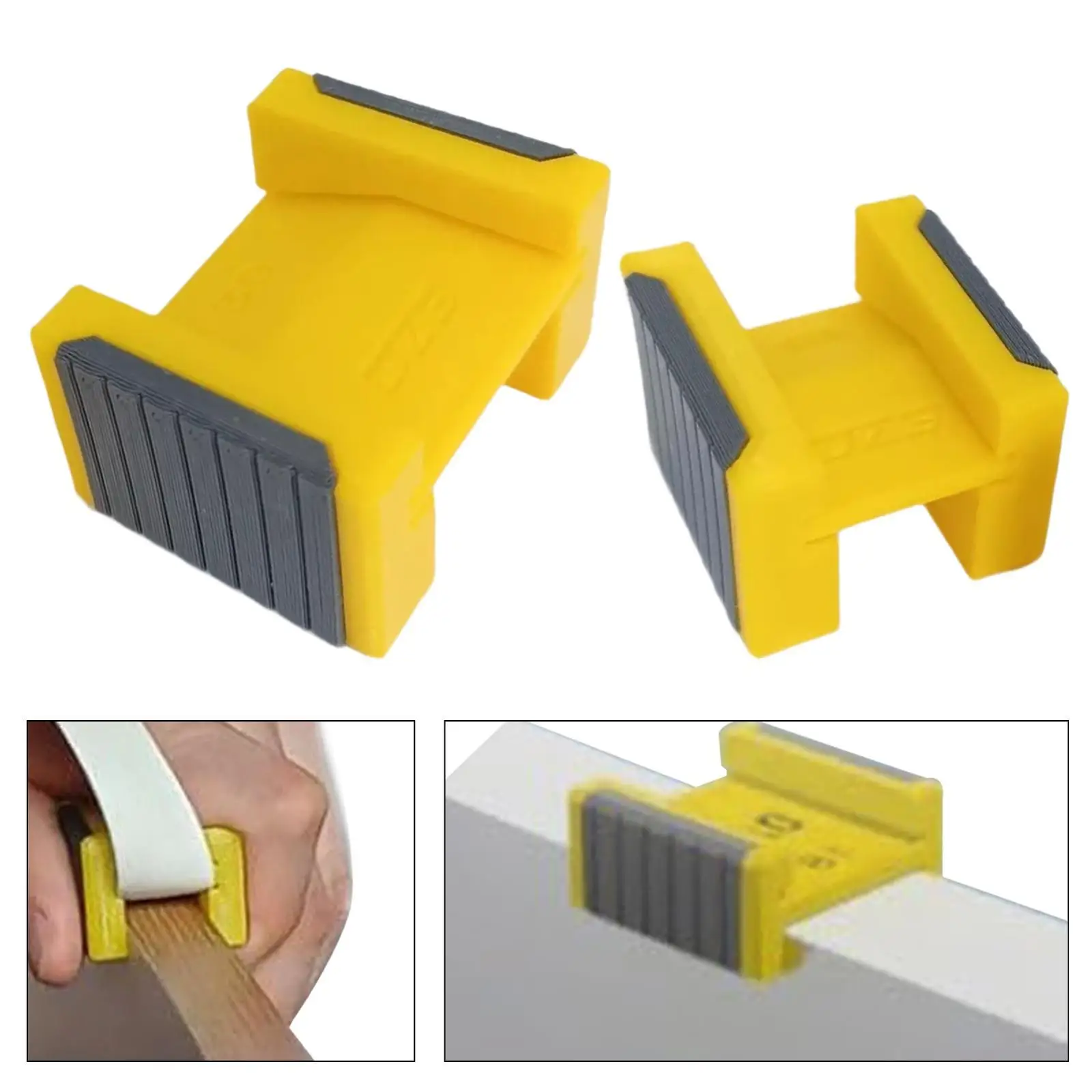 2x Edge Tape Holder Edge Tape Straightener Aplikasi Mudah Ringan