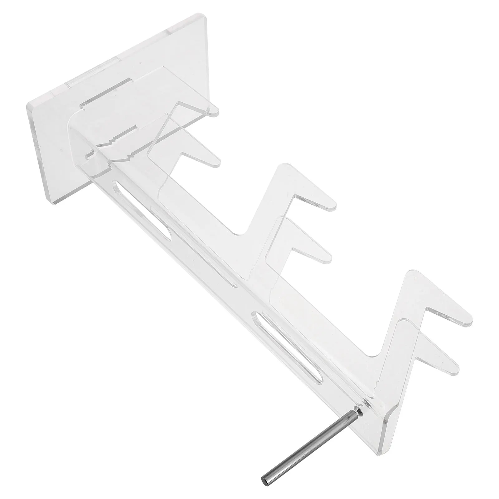 

Game Controller Display Stand 3 Layer Acrylic Clear Desktop Rack Headphone Holder Shelf Organizer Jewelry Tier Playroom Decor