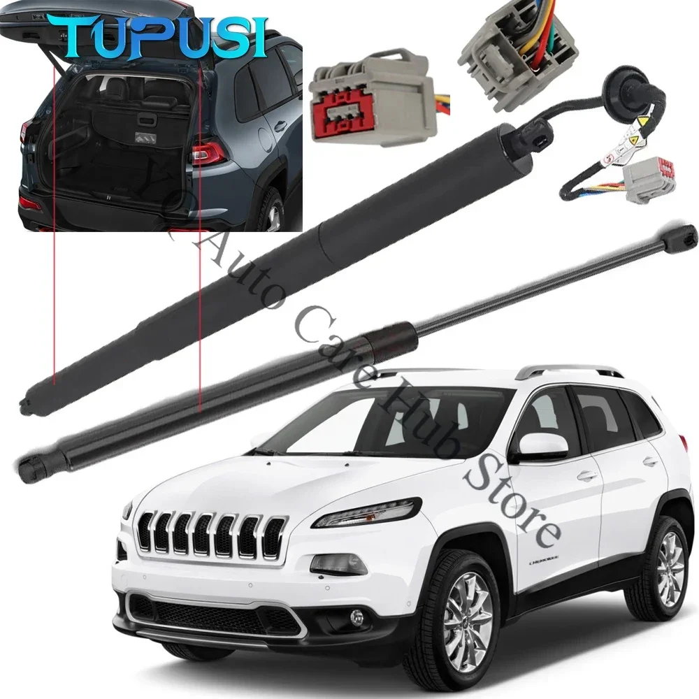 For 2015-2019 KL Jeep Cherokee 68231345AC 68231345AA 68231345AB 68103066AB LH Tailgate Power Lift Supports RH Gas Spring Struts