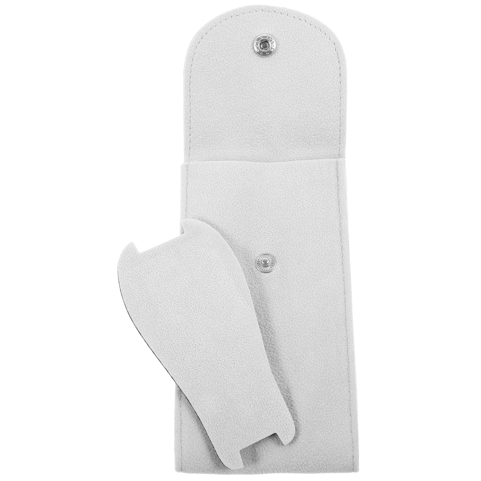 

High Quality Cases Light Grey Beaded Flannelette Portable Storage Travel Soft Pouch Watch Cases Case For Women