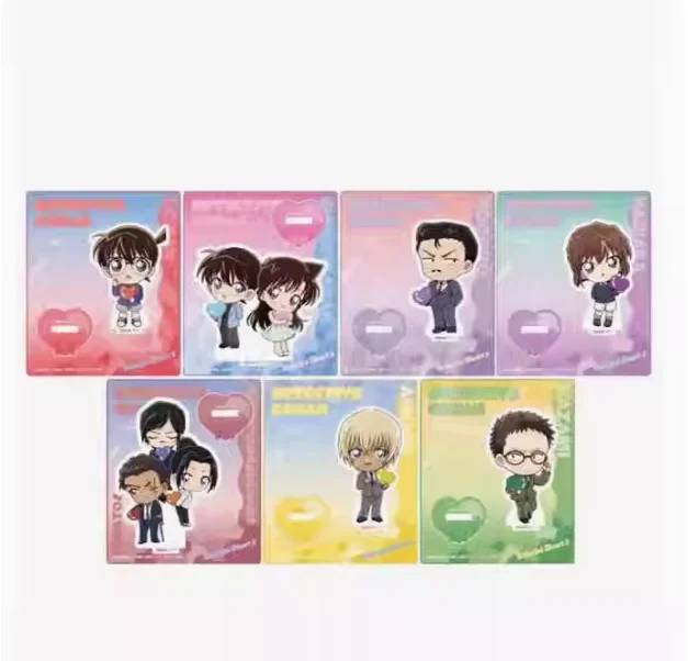 Anime Detective Conan Mouri Ran Furuya Rei Stand Figuur Acryl Model Plaat Cosplay Collection Desktop Decor