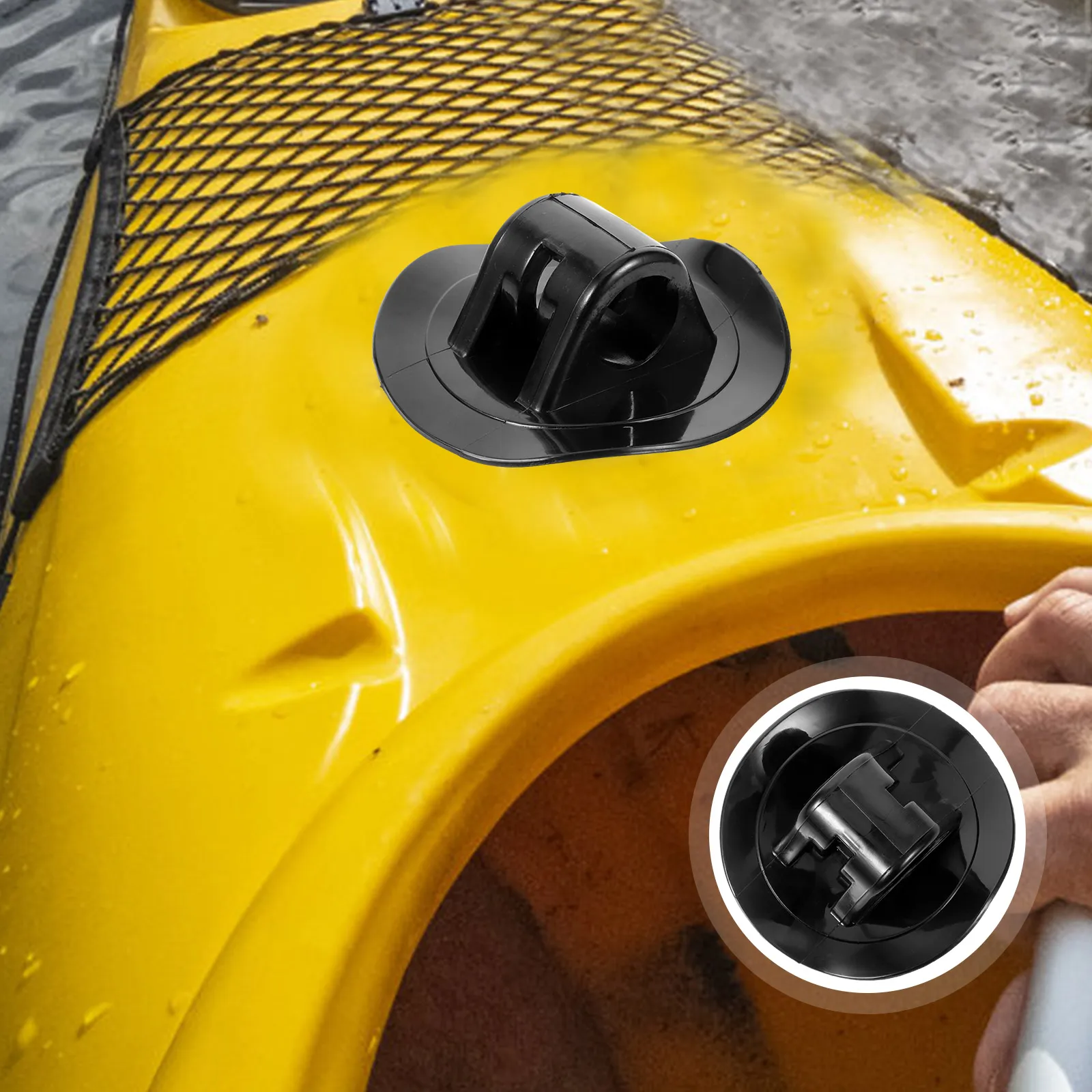 

10PCS Kayak Rope Buckle PVC String Clip Fittings Elastic Replacement Parts Boat Canoe Accessories Durable Portable