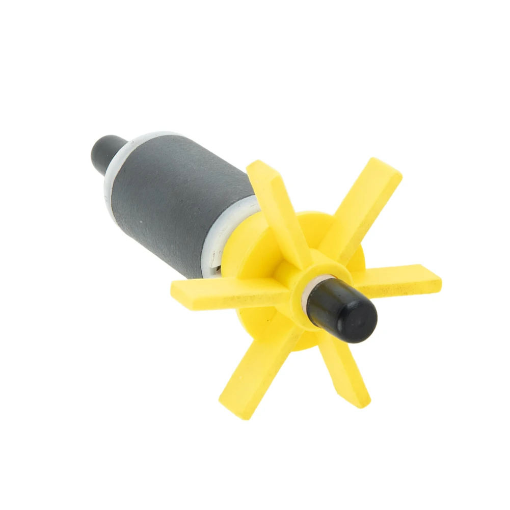 Filter Pump Rotor For Small Submersible Pumps 2.2m Bearing HQB-2200 Impeller Includes Shaft Rotor Shaft Yellow