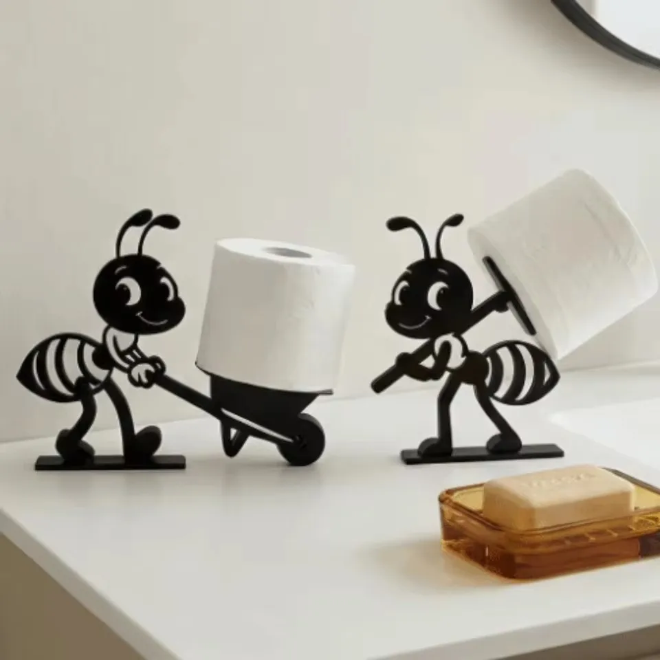 Cute Simple Bee Tissue Holder -Minimalist And Practical Paper Roll Holder An Ideal Creative For Holiday Gift Idea
