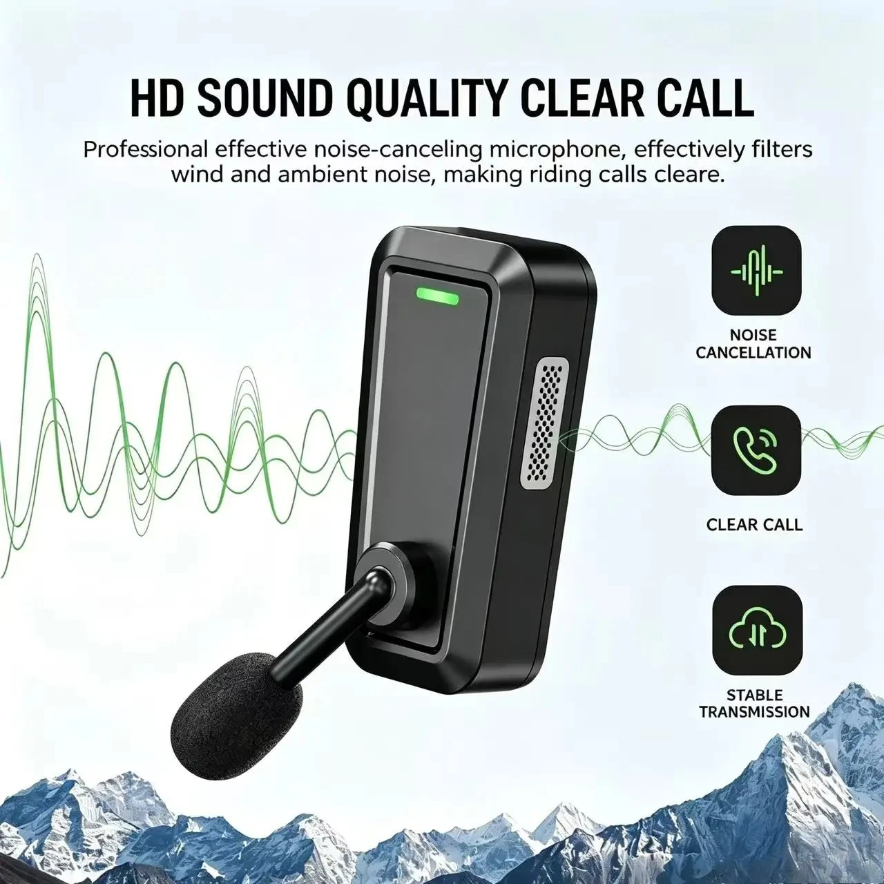 C10 Outdoor Cycling Mountain Bike Wireless Bluetooth Music Sharing Earphones Ski Climbing Helmet Intercom Earphones