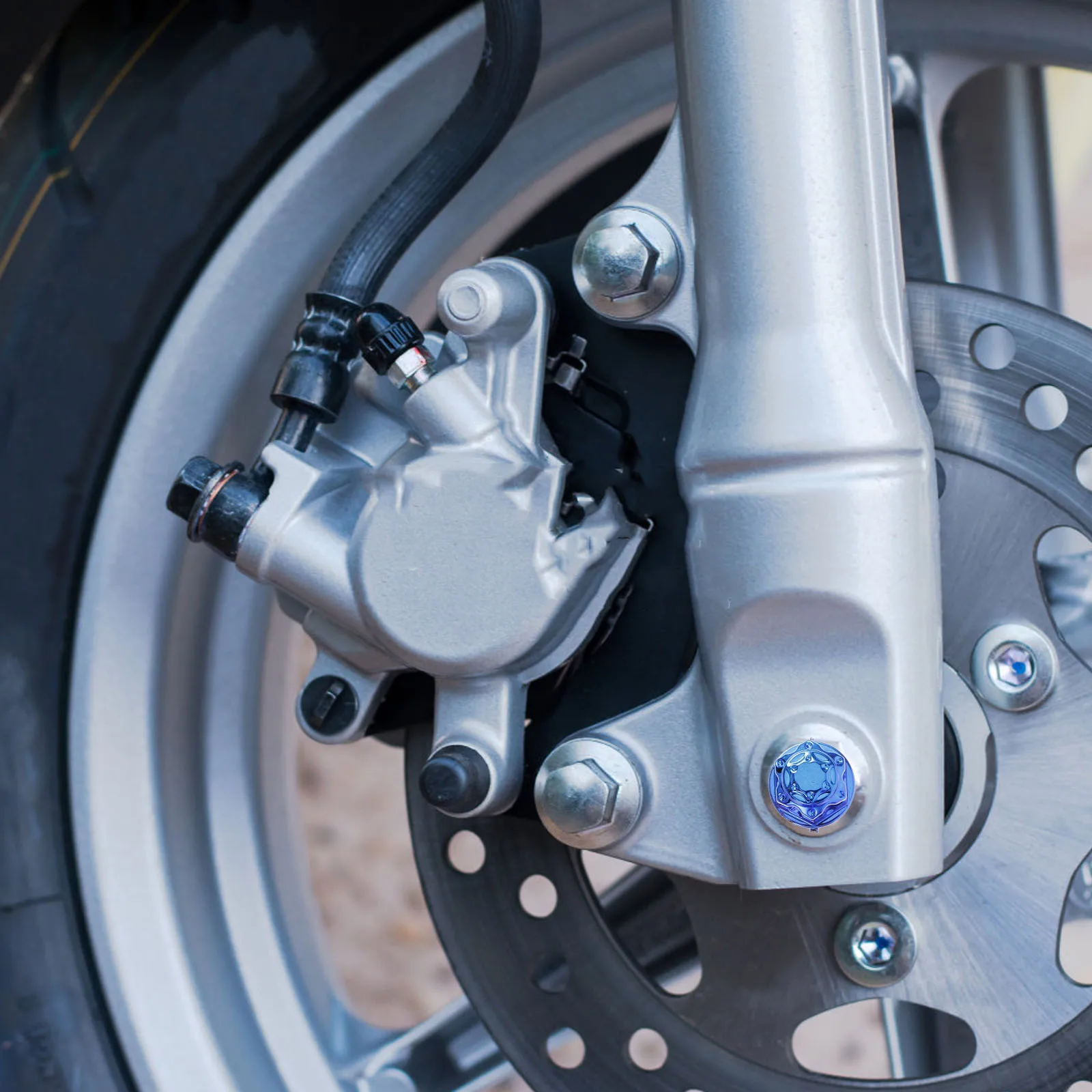 1 Zestaw Osłon Śrub Motocyklowych ABS Uniwersalne Nakładki na Śruby Silnika do Modyfikacji Motocykli Stylowe Ochronne Osłony