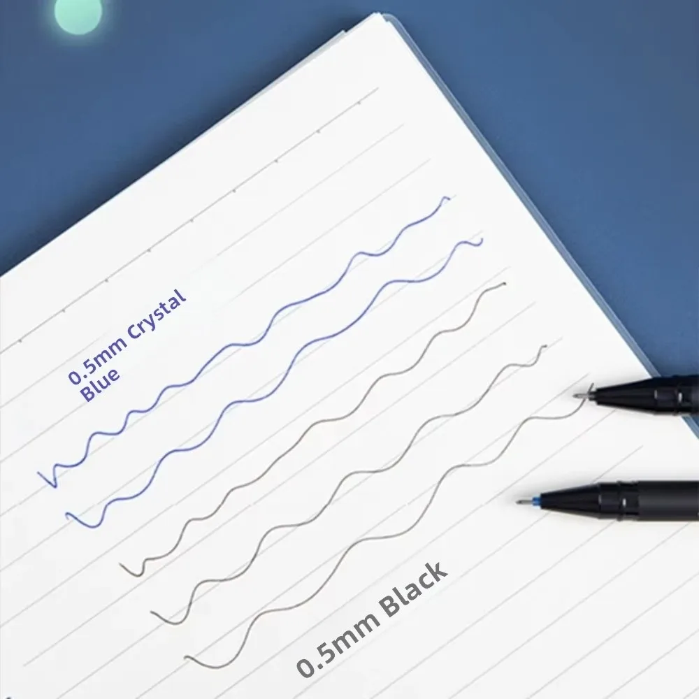 

12 шт./компл., стираемая гелевая ручка 12 созвездий, синяя и черная, многоразовая гладкая гелевая ручка, 0,5 мм, шариковая ручка с тонкими точками, школьные принадлежности