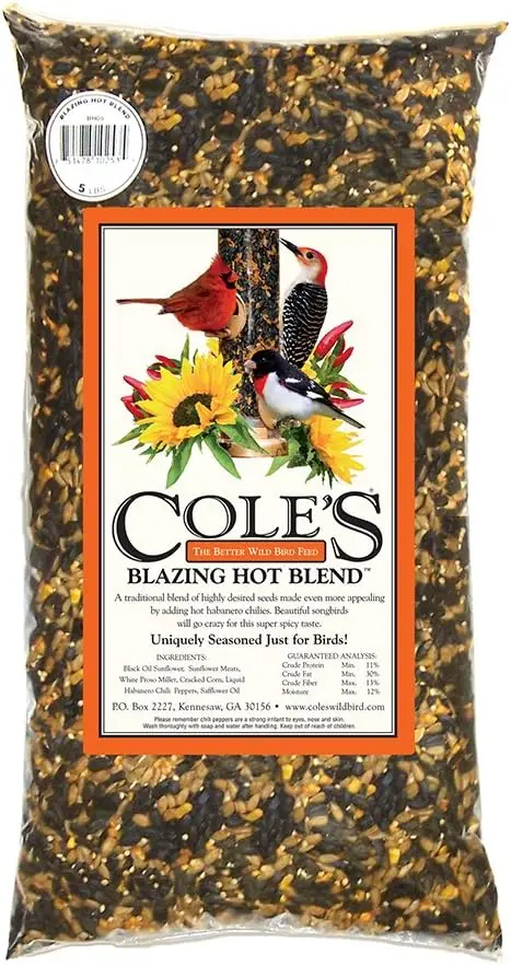 

Корм для птиц Cole's BH10 Blazing Hot Blend, 10 фунтов