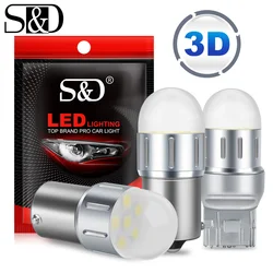2pcs 1156 BA15S BAU15S P21W Led PY21W 1157 BAY15D BA15D P21 5W T20 LED W21/5W W21W 7440 7443 Car Turn Signal Light Bulb T25 3157