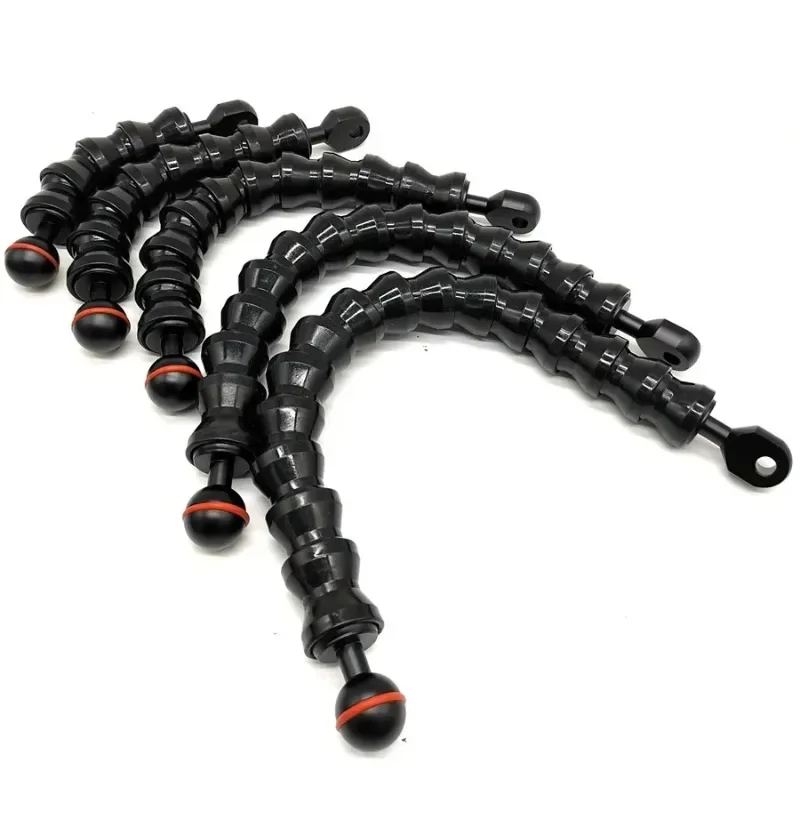Multi-specification diving photography fill light underwater flash ball head YS bracket adjustable snake arm