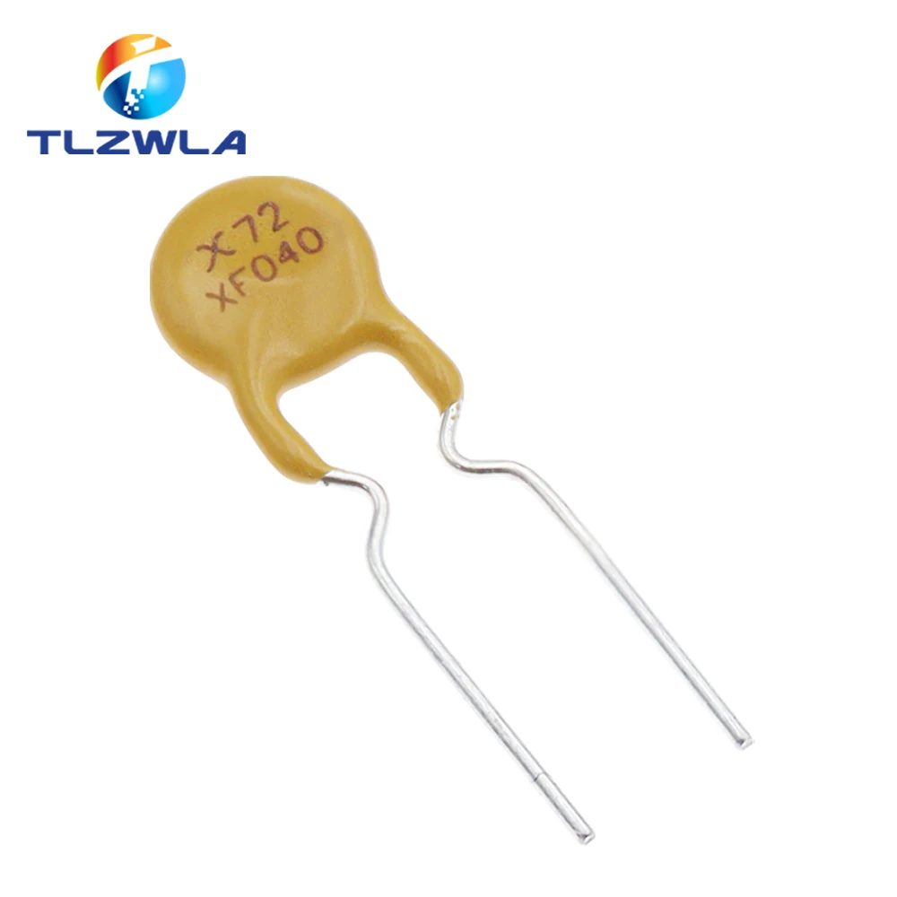 Fusible réinitialisable PPTC 72V 0,4a 400MA, 10 pièces, RXEF040 XF040, pas 5MM