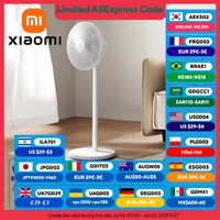 XIAOMI MIJIA Smart DC Inverter Floor Fan 1X Upgrade With 7-Blade,140° Wide-Angle Airflow,Low 25.6dB Noise Fan,Power Bank Support