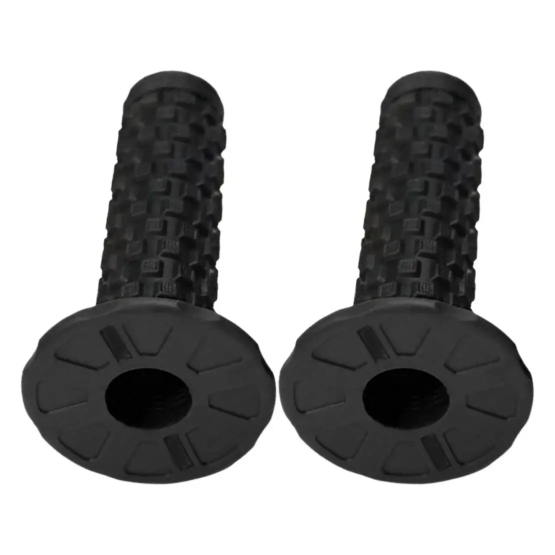 1 Pair Black Pillow Top Handlebar Grip Rubber Fit for Dirt Bike Motorcycle