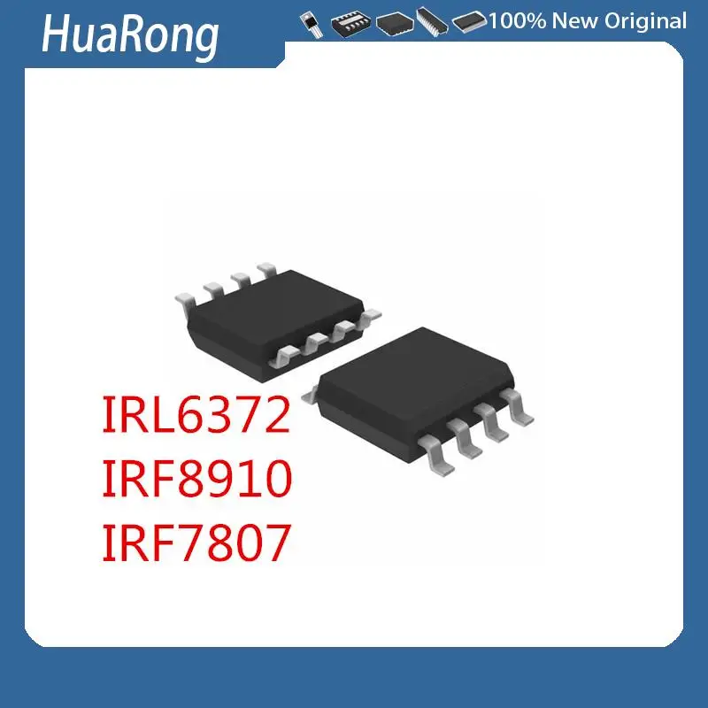 10Pcs/Lot  IRL6372  IRF8910  IRF7807 SOP-8