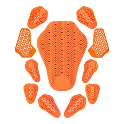 Universal Built-In Protective Gear CE Certified Motorcycle Jacket Insert Back Protector Motocross Shoulder Elbow Knee Pads
