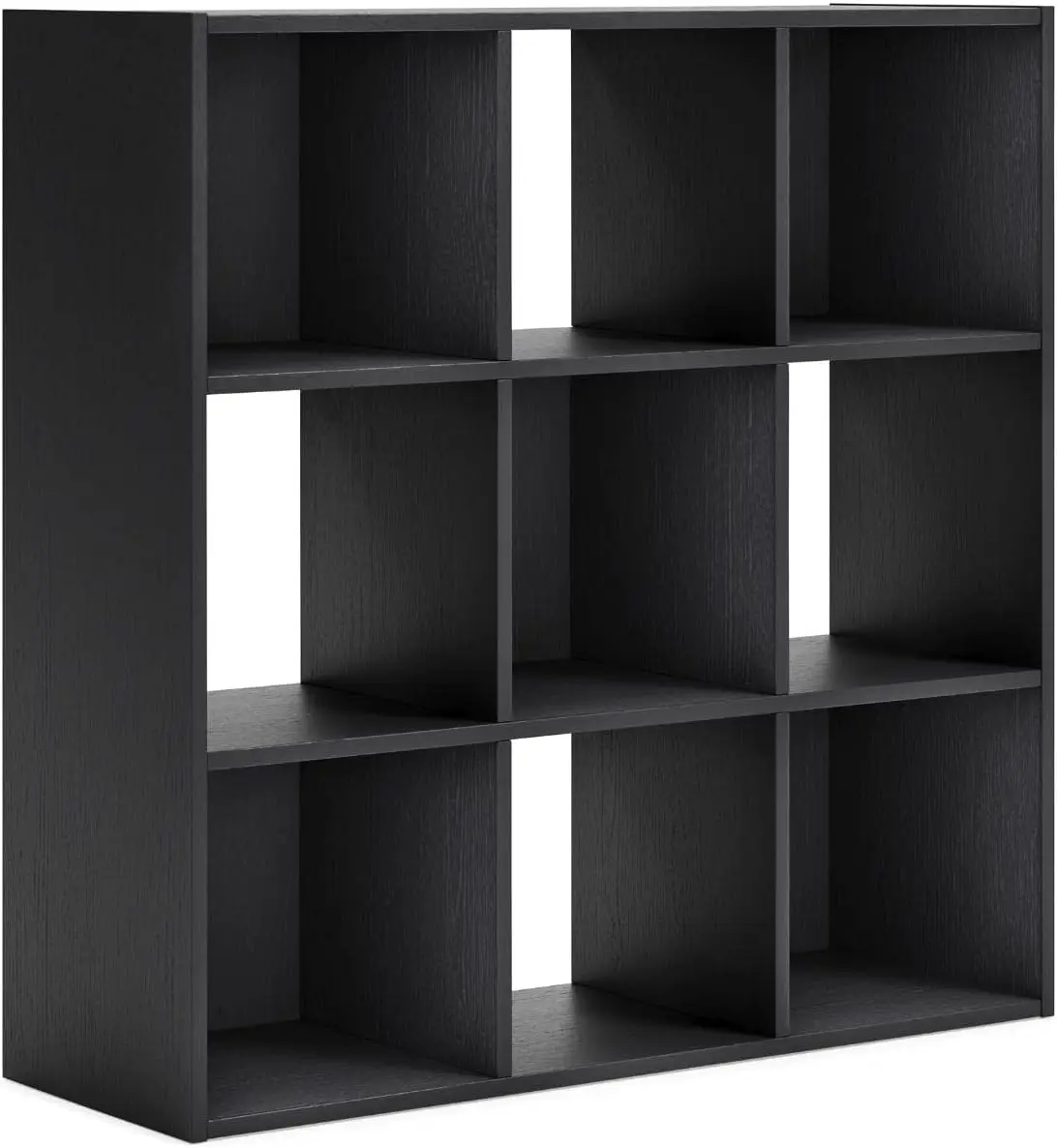 

Langdrew Contemporary 9 Cube Storage Organizer or Bookcase, Black