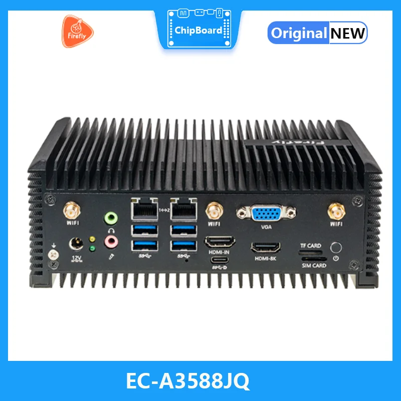 

EC-A3588JQ 8K AI industrial Host 8nm A76 6TOPS Wide Temperature RK3588J Board