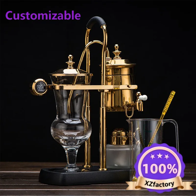 Factory Direct 2026 Top Cafetera belga real, cafetera con sifón retro para el hogar