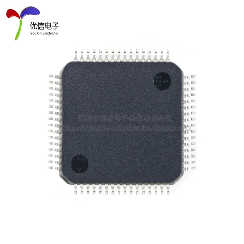 Free shipping   STM8L052R8T6 LQFP-64 16MHz/64KB/8-MCU     10PCS