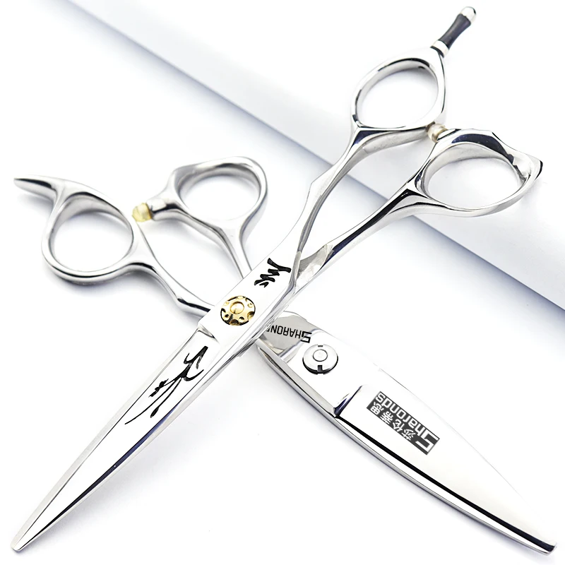 6 inch Barber Shop Professional Hair Salon Hair Scissors Flat Cutting Teeth Scissors Authentic Hair Scissors Thinning.