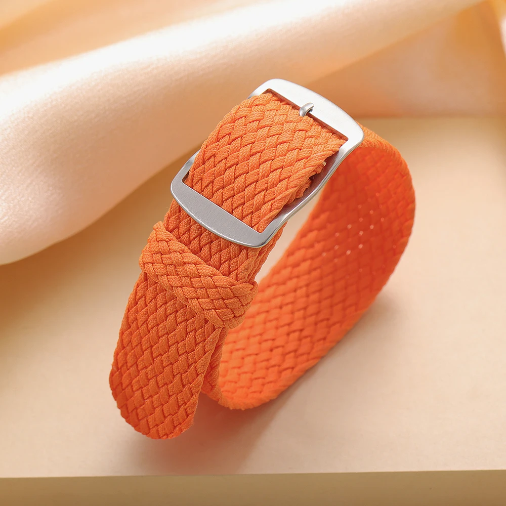 14mm 16mm 18mm 20mm 22mm Nylon Woven Canvas Uhrenarmband für Perlon für Omega Armband Armband Männer Frauen Sport Armband Zubehör