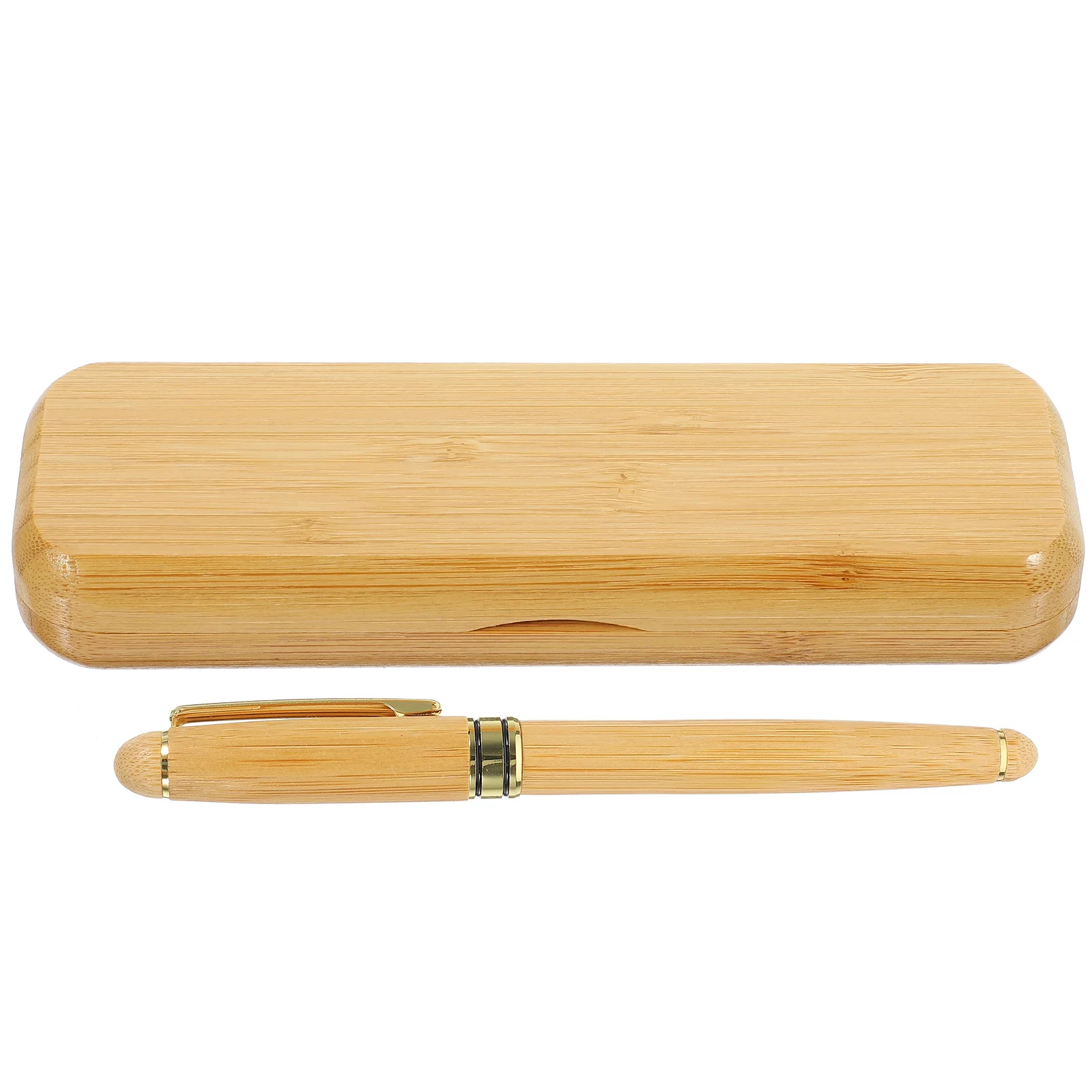 

1 set 1 Set Of Bamboo Fountain Pen Portable Smooth Writing Calligraphy Pen For Gift Vintage Multi-Use Pens Kit Comfortable Grip