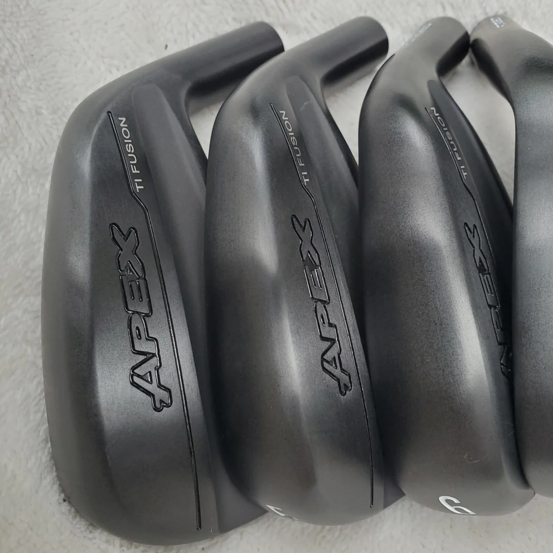 

2025Men's Golf Club black APEX Golf Irons set 4-9PA 8pcs R/S/SR Flex Steel/Graphite Shaft With Head Cover