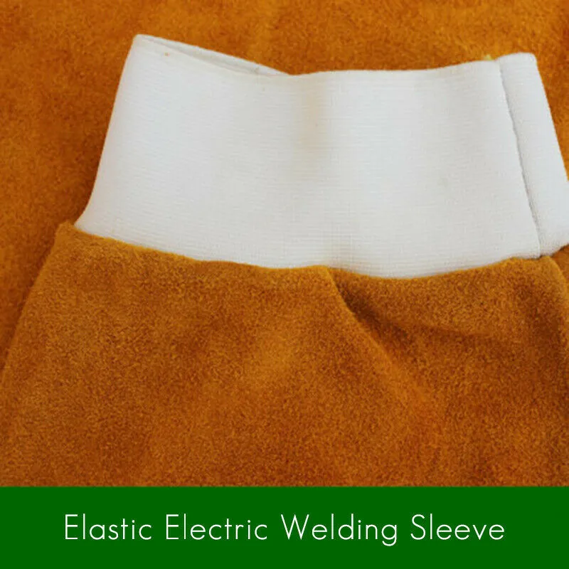1 Pair Heat Resistant Welding Arm Sleeves Protection Cuff Safety for Workers Welder Arm Protective Sleeves Heat Resistant