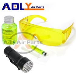 R134a Automotive Fluorescent Leak Detection Auto Air Conditioner Refrigerant Gas Freon AC Leak Test Detector Repair Tool UV Dye
