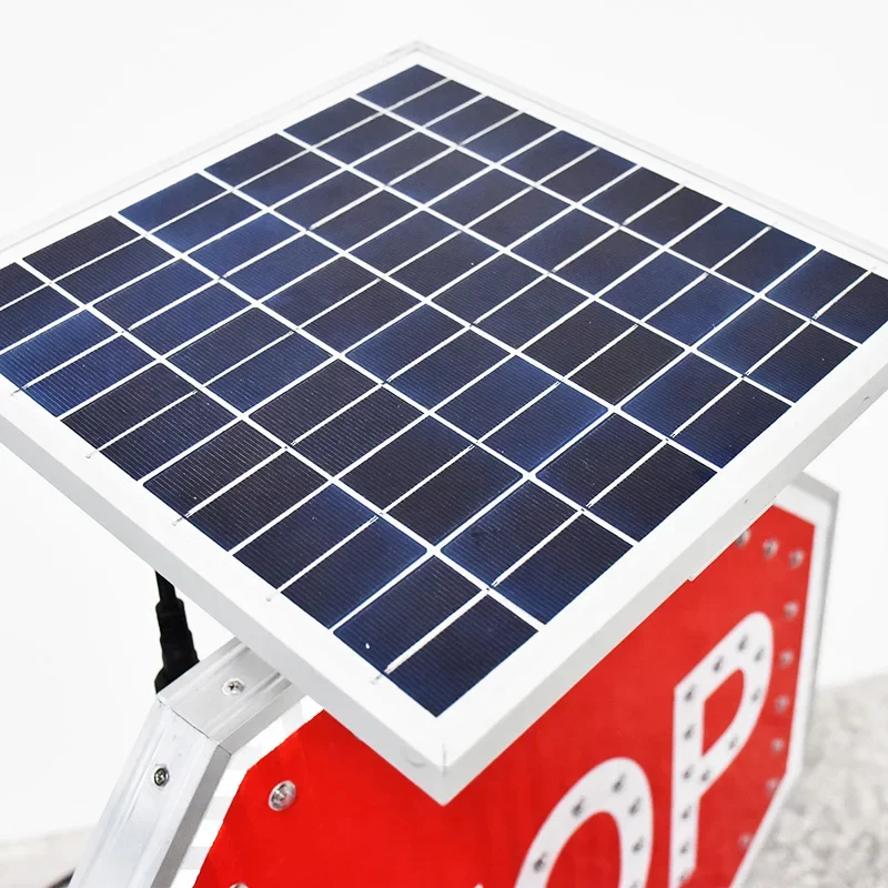 STOP solar powered blink flashing electronic led traffic chevron solar road warning signage led arrow signs board