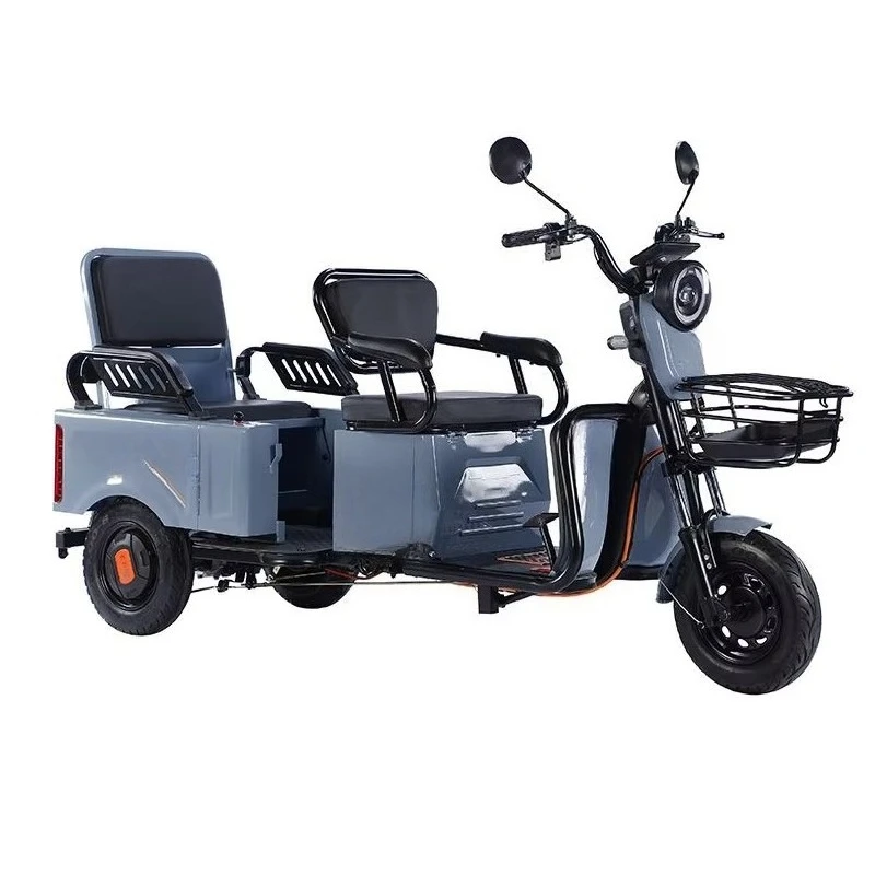 Household for 3 Person Disabled Electric Scooter Electric Cars Vehicles for Adults Adult Leisure Electrical 60V Tricycle Cargo