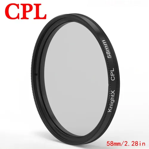 Imagen 2 del producto Filtro polarizador Circular de lente de cámara KnightX CPL ND2-1000 para filtro de lente de cámara 58mm 67mm 72mm 77mm