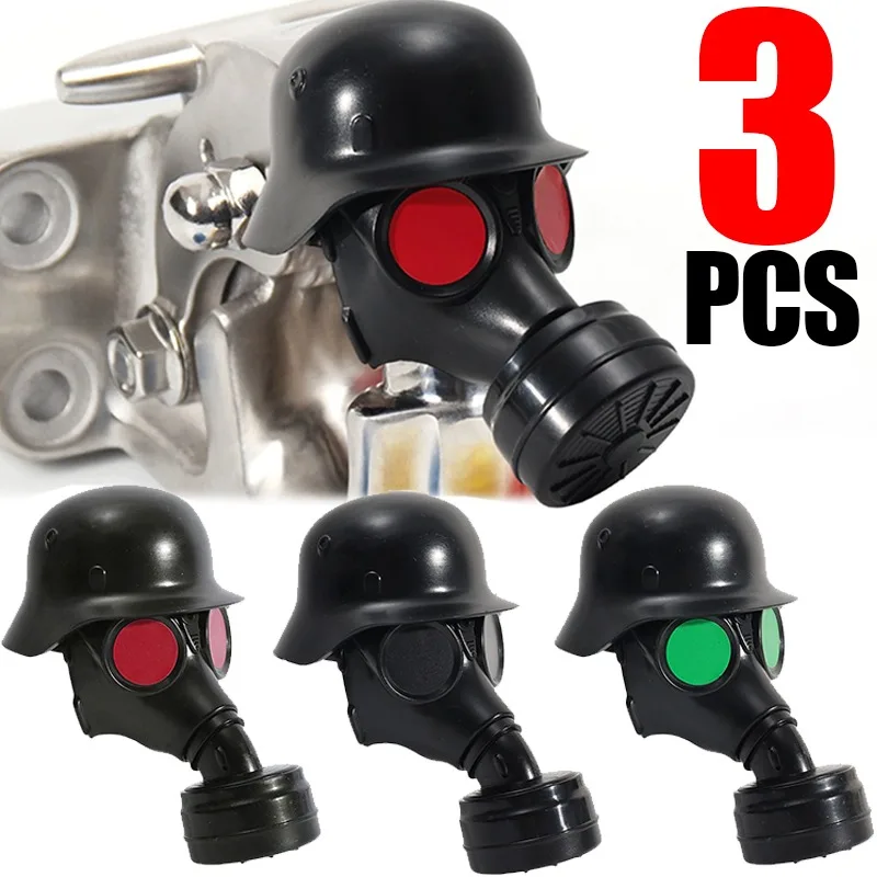 2 في 1 مضحك وصلة مقطورة مجموعة غطاء قابلة للتبديل الأنف سحب الكرة كاب 2 بوصة استقبال التوصيل عيون ثلاثية الأبعاد سيارة شاحنة SUV حامي #1