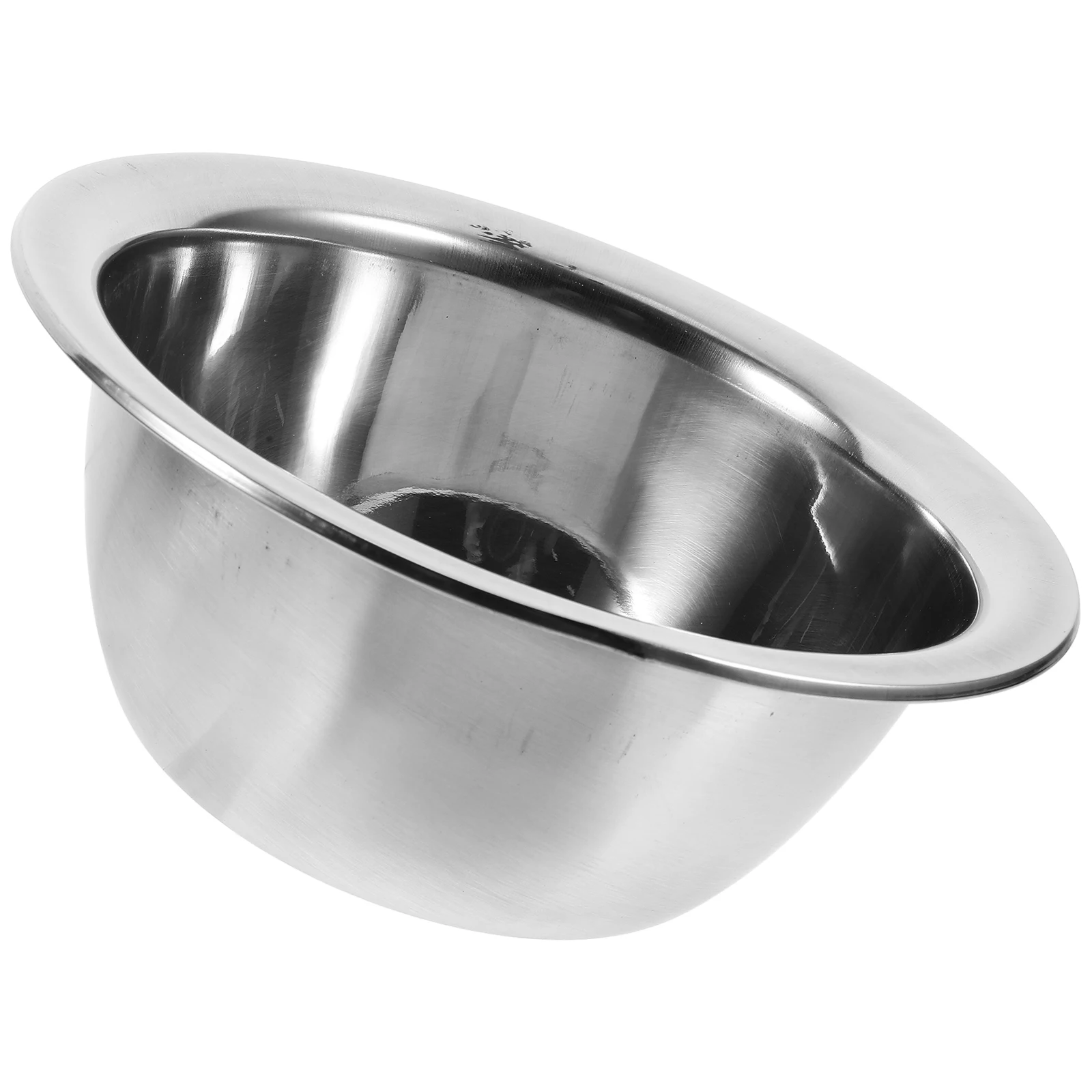

1Pcs Stainless Steel Mixing Bowl Egg Beating Pan Kitchen Food Holder Salad Serving Bowl Rustproof Egg Beating Pan