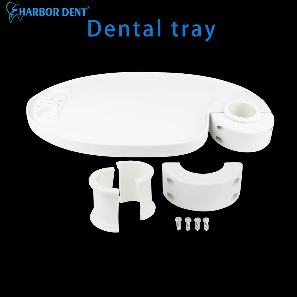 Dental Oral Chair Dental Cleaning Machine Dental Plastic Column Mounting Rack Tray Table Dental Instruments Oral Storage Tray