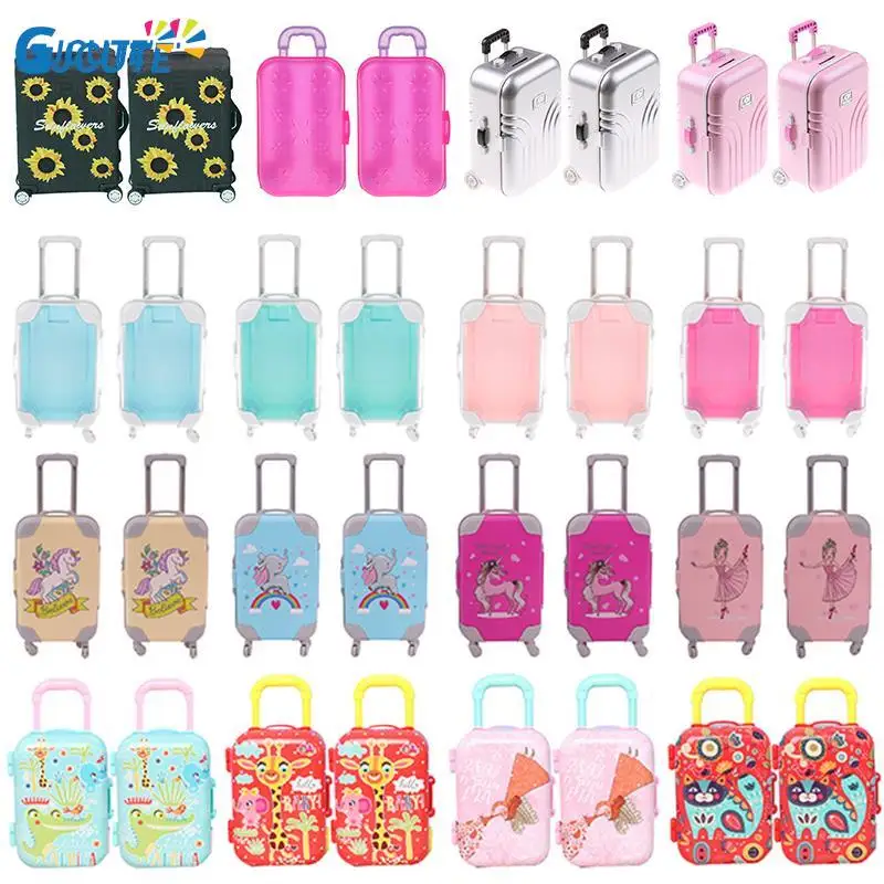 High Capacity Doll Suitcase For Doll Clothes Baby Clothes 18 Inch American Doll Girl Toy Paola Reina Doll Accessories Nenuco