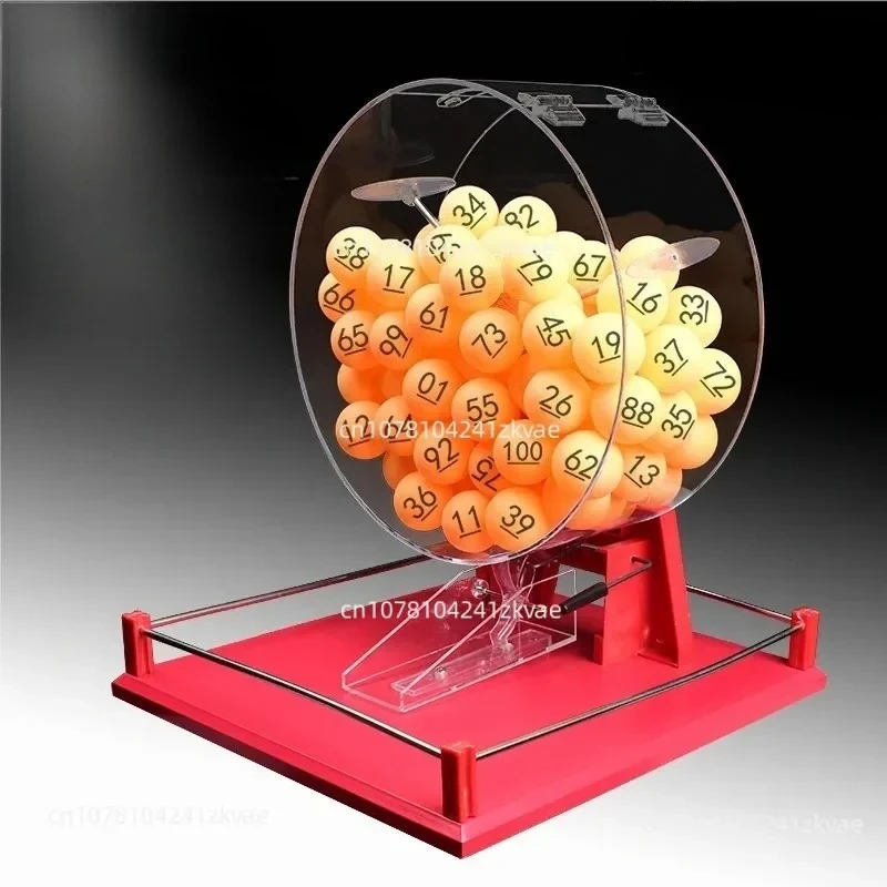 

Manual lucky lottery machine lottery table tennis number selection activity